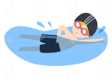 Cute Cartoon Swimming Boy Royalty Free SVG, Cliparts, Vectors, and Stock  Illustration. Image 178794209.